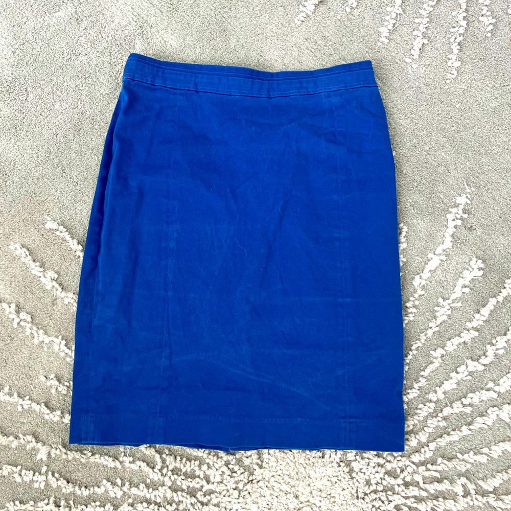 H&M Blue Pencil Skirt